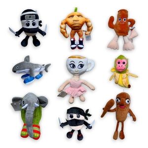 9 PIECE Italian Brainrot Plush Gift Set Tralalero Tralala Shark Tung Tung Sahur